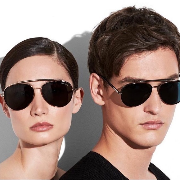 NEW TOM FORD CURTIS TF748 52N UNISEX AVIATOR SUNGLASSES TOM FORD FT0748/S GREEN - Picture 2 of 16